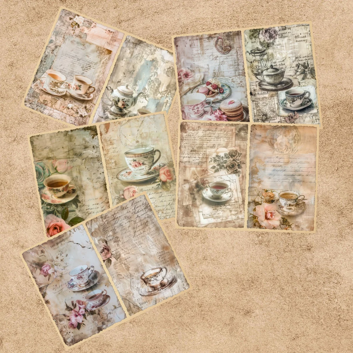 10 lembar A5 ukuran Retro kata - Coffee Tea Journal ulasan dan harga