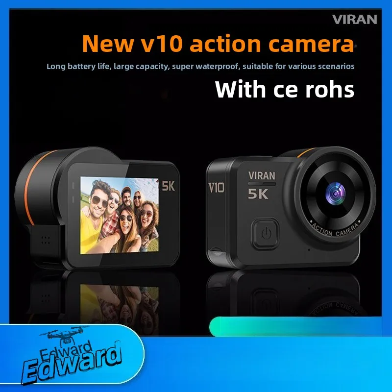 

New sports camera long battery life waterproof and anti-shake camera outdoor riding shooting high definition video recorder