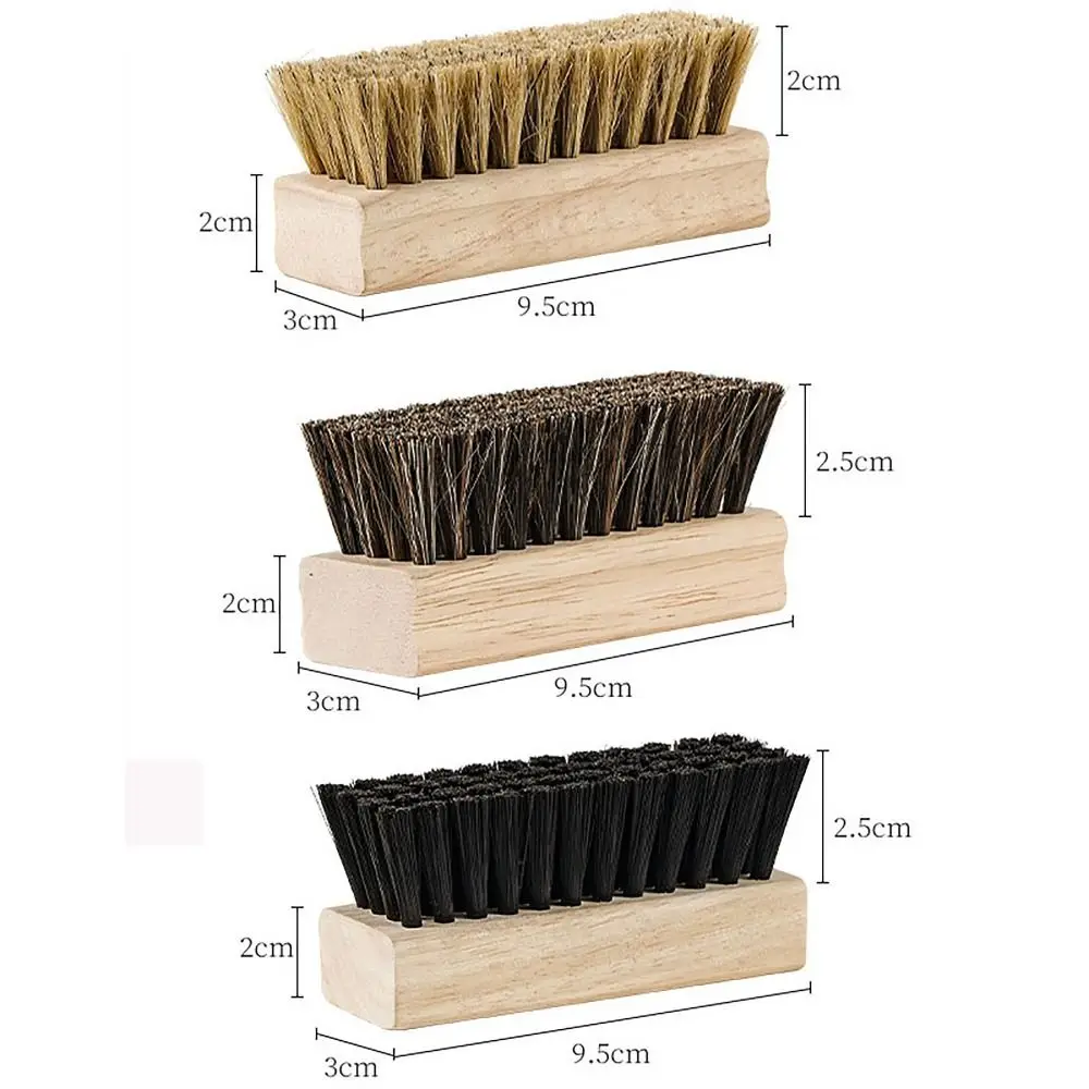 Dirt Removal Shoe Brush Professional Wood Decontamination Cleaning Brushes Bristle Household Cleaning Brush Household