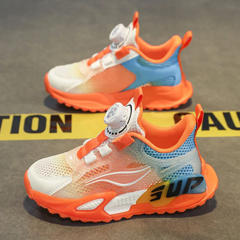 

Summer Single Mesh Kids Sneakers Breathable Lightweight Casual Sports Shoes
