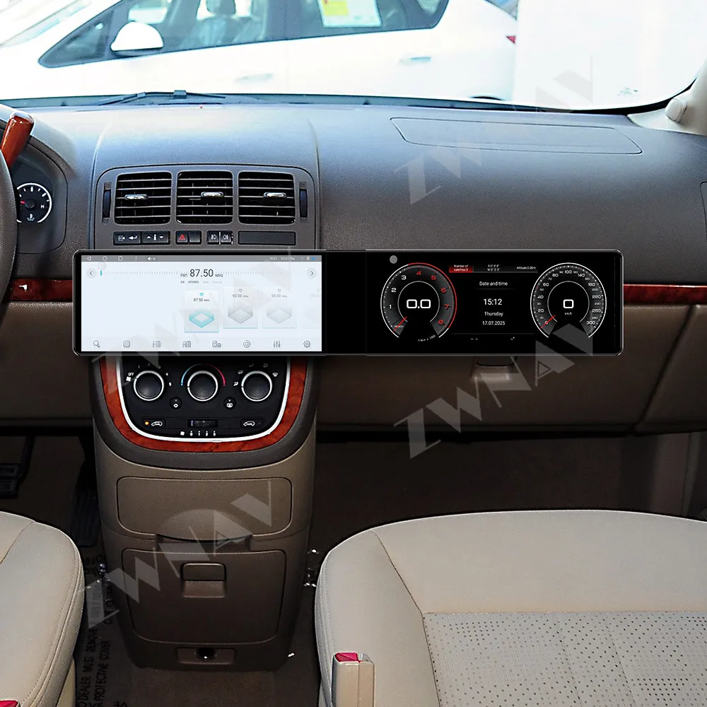 Para Buick GL8 2005-2012, Player Multimídia GPS para Carro com Tela Dupla HD de 12.3" Android 13, Acessórios para Interior de Carro, Rádio GPS Navi