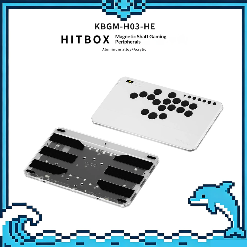 DOIO KBGM-H03-HE Game Keyboard PBT Theme Keycap 0.05 Rapid Trigger