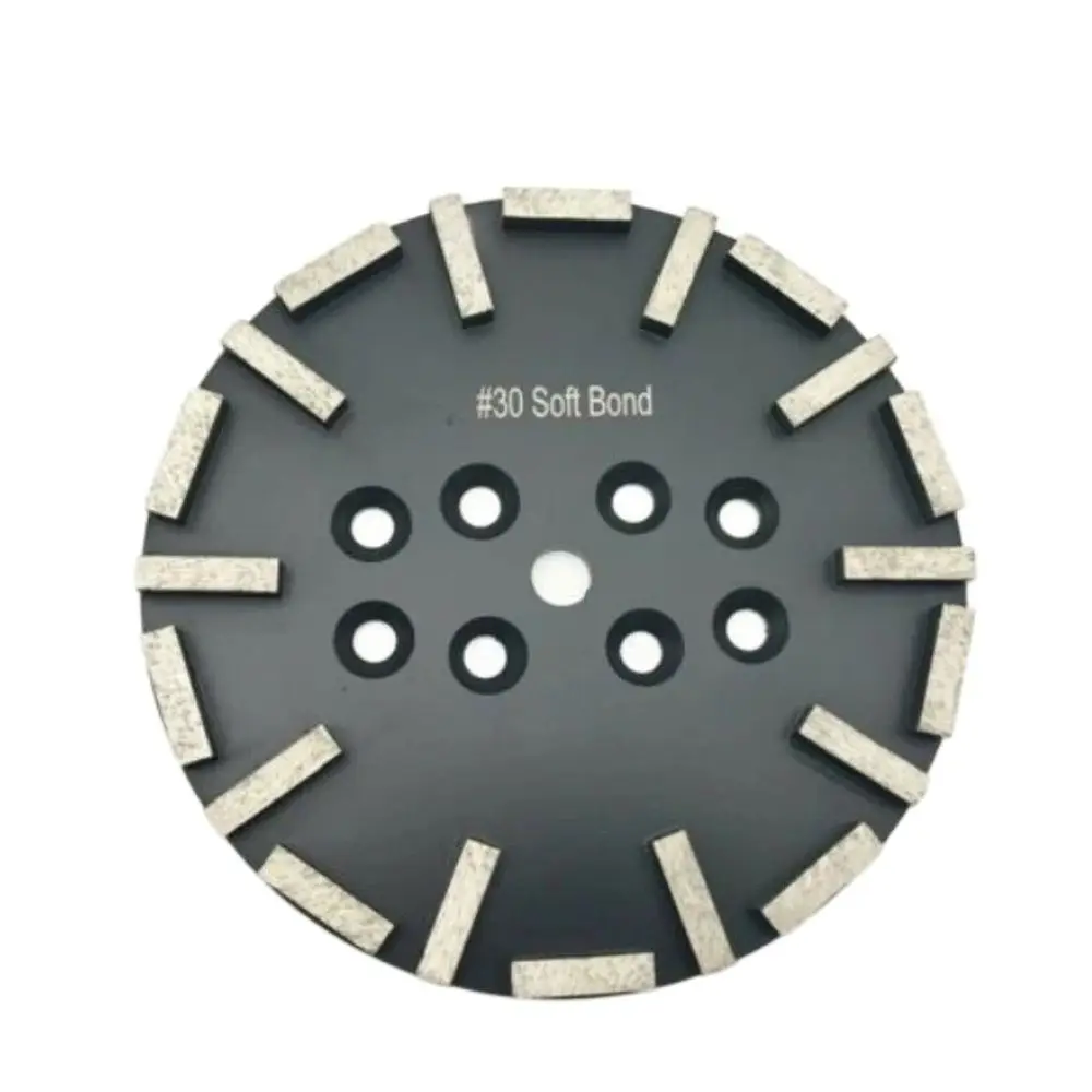 Monkey King 250mm 20 Segments  Diamond Grinding Disc Disk Plate Tool  For Floor Grinder Concrete Granite Stone Surface Prep Tool
