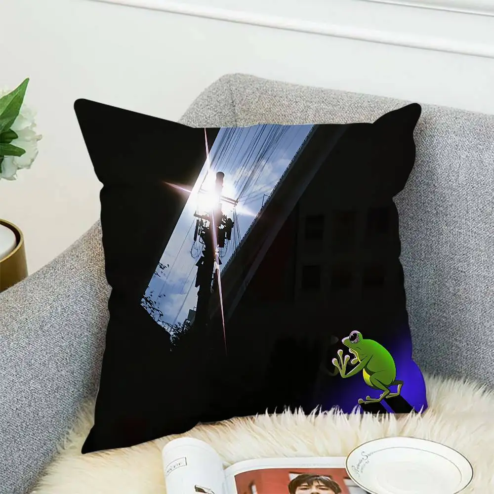 

Y-Yung L-Lean Pillow Case Album Case Sofa Decorative Home Double-sided Printing Short Plush Cute Cushion Cover