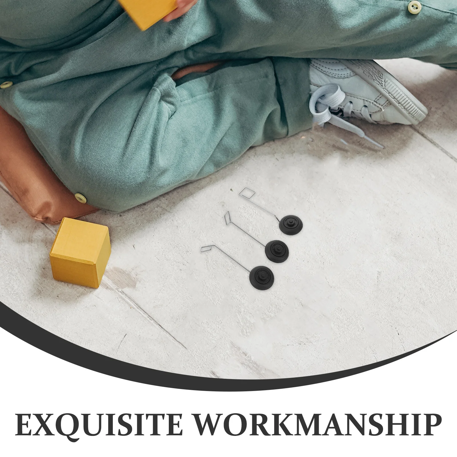 Train d'atterrissage d'avion, 3 pièces, léger et Durable, remplacement pour avion, installation facile, ensemble de pièces d'avion Rc, Compatible avec Rc