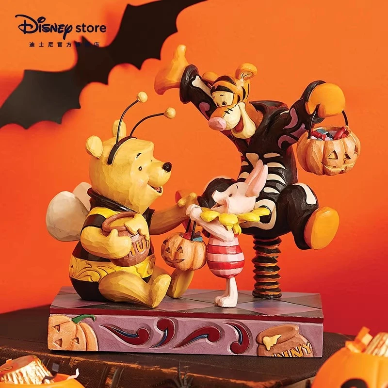 

Disney Winnie the Pooh and Friends Halloween Trendy Toy Collection Figurine Gift - Cute Halloween Desktop Ornament
