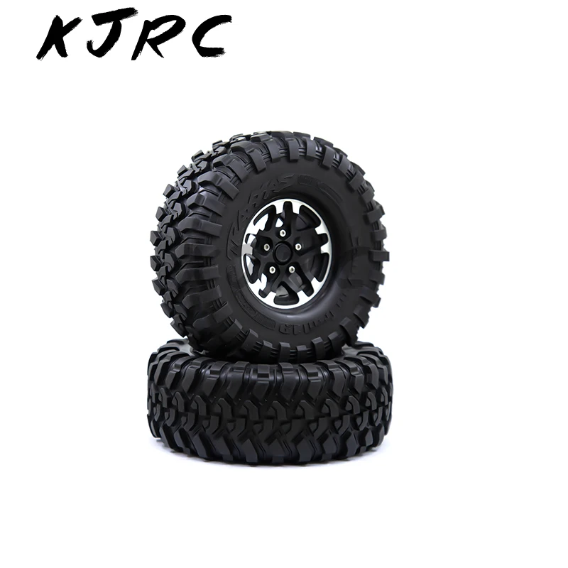 1 Set Aluminum alloy 1.9 wheels beadlock rims for 1/10 RC axial tracker SCX10 SCX10 II 90046 AXI03007 TRX-4 SCX10 Climbing Car