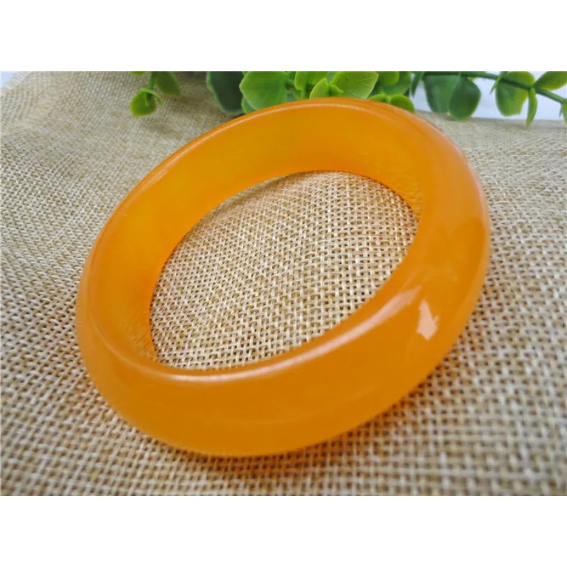 Natural Huanglong Jade Bracelet  ice Chicken Oil Yellow Jade Bracelet A Product jade bangle high quality bangle bangles women