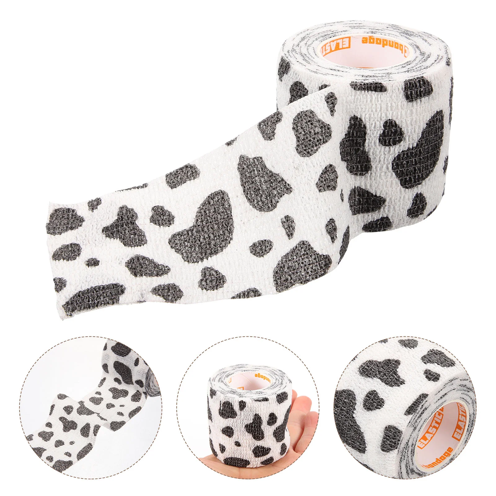 6 Rolls Pet Self Adhesive Bandage Tape Body Dog Non-woven Fabric Vet Athletic 2 Inch Horse Leg Wraps First Aid