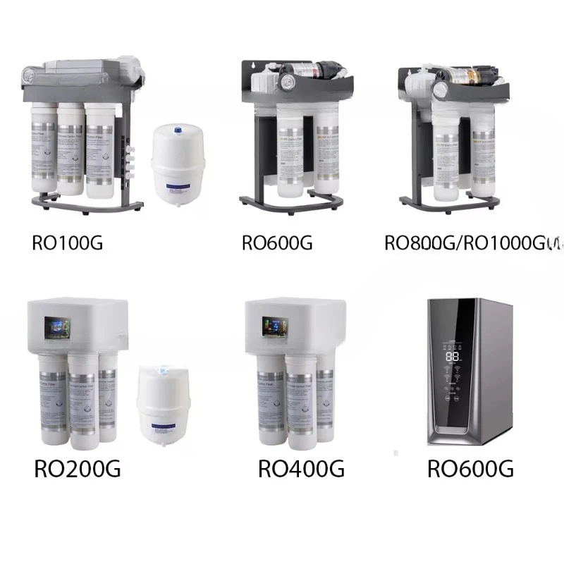 

100GPD 0.32lpm Reverse Osmosis System Compact Sink Under Purifier Quick Connection Automatic Backwash Filter