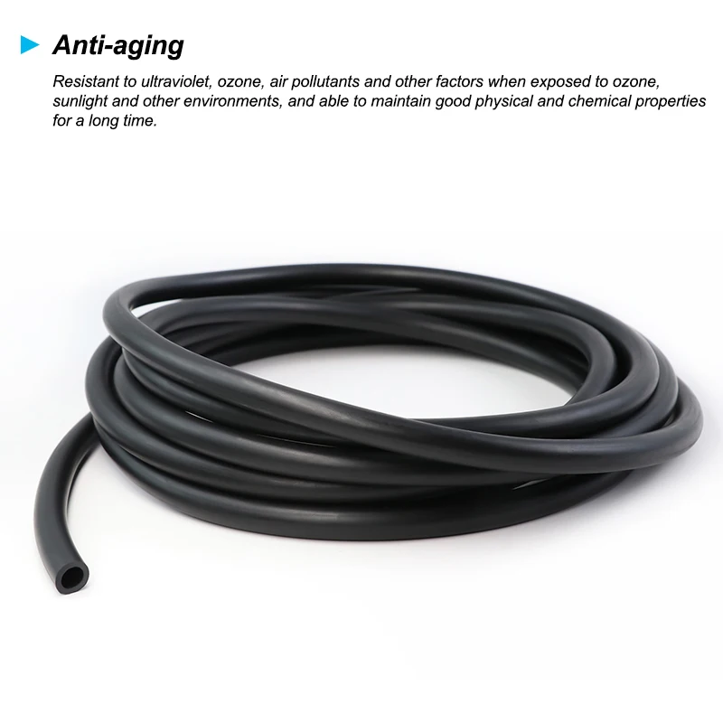 Fluorine Rubber Tubing ID ID 2 4 5 6 7 8 10 12 16 18 19 25mm FKM Viton Oil Hose Pipe Acid Alkali High Temperature Resistant Tube - Image 6