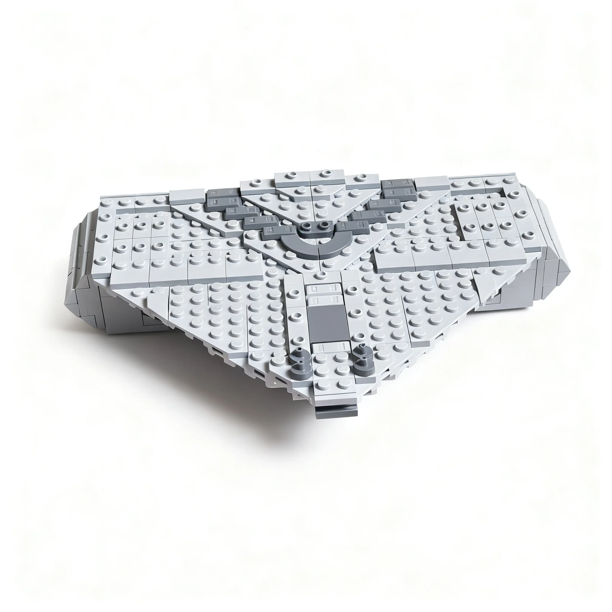 350pcs MOC Star Battle Midi Scale Quazar Fire Carrier Model Building Blocks Christmas Gift Collectible Office Desk And Tabletop