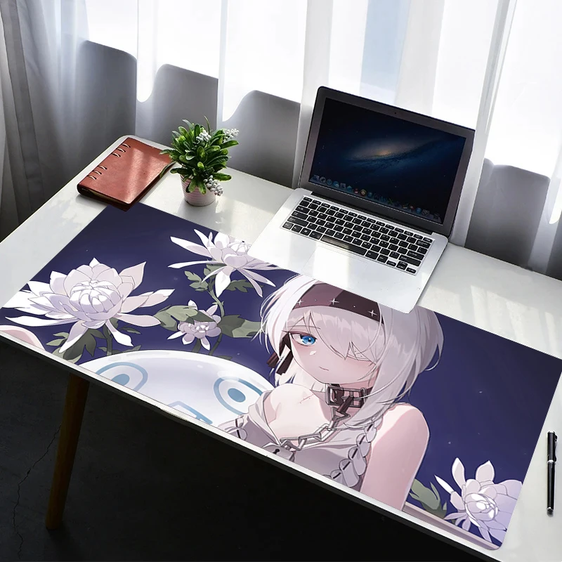 Mouse Pad Anime Rubber Mousepad Office B-black Survival Eternal Return PC Gaming Accessories Keyboard Pad Laptop Desk Mouse Mat