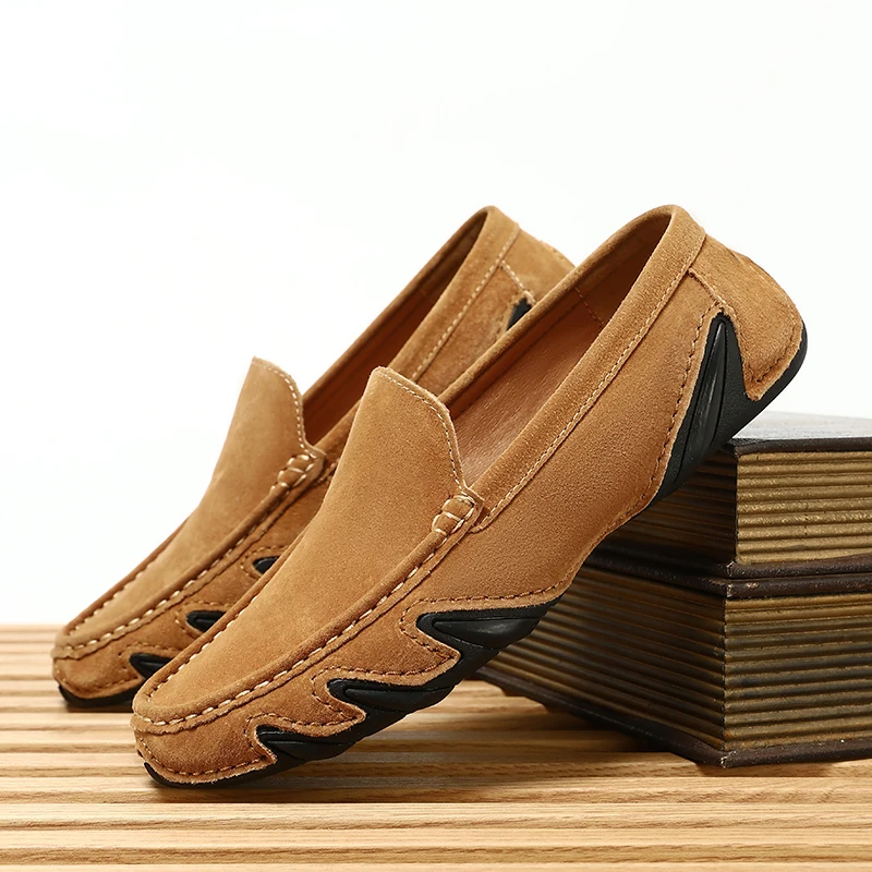 

Fashionable Versatile Low Cut Men's Casual Shoes Brand Business Comfortable Leather Shoes Quality Anti Slip Travel Walking Shoes