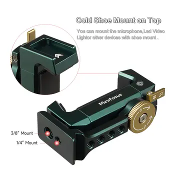 Kovový stativový držák na mobilní telefon, adaptér a držák smartphonu z hliníku se studenou paticí Arca pro iPhone 13 12 11 Max Pro X XR Xs 6 7 8 Plus 12 nejlepší prodej Náhradní displej pro HTC U11 - №3