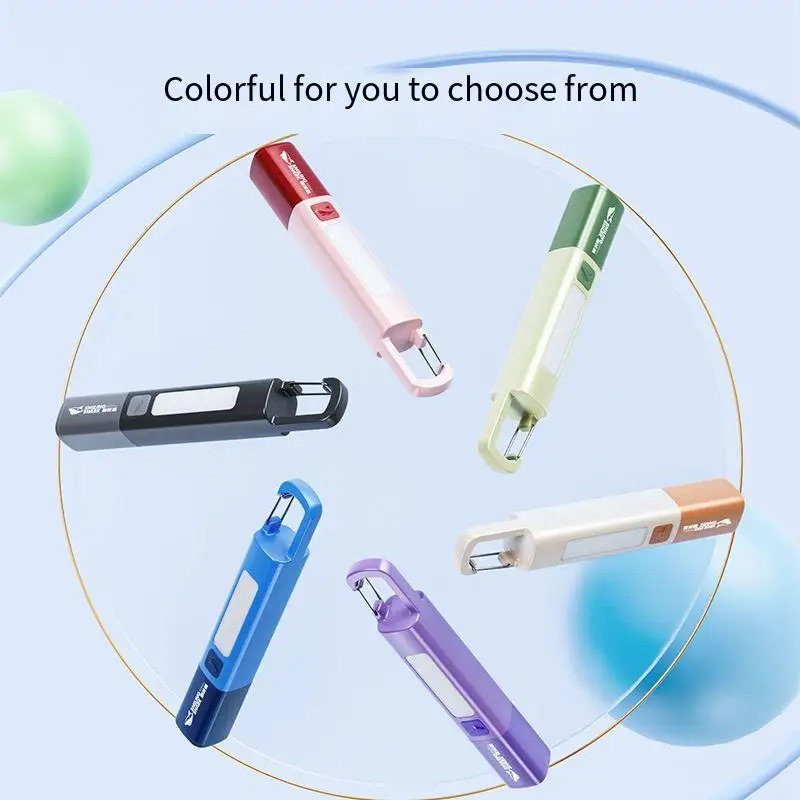 Smiling Shark Portable Mini High-Brightness Multicolor Flashlight with Zoomable Focus, 3-Level Adjustment for Camping
