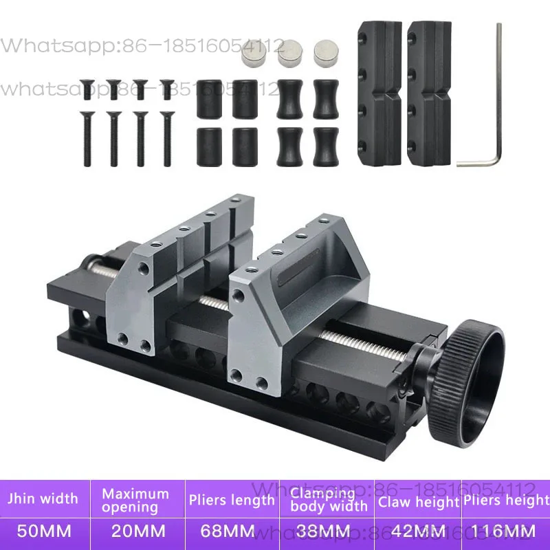 Mini Vise Small Self-Centering Vise Desktop Precision Fixture Flat Pliers Workbench Kit