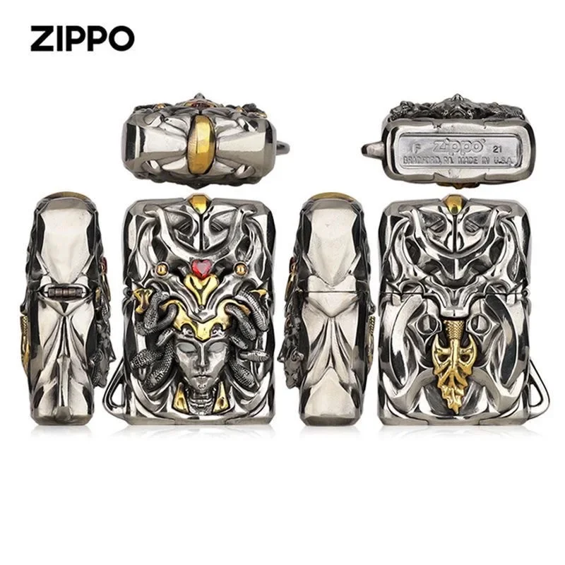 Zippo-Feuerzeug Medusa Glow in the Dark Windproof Collection im Karton