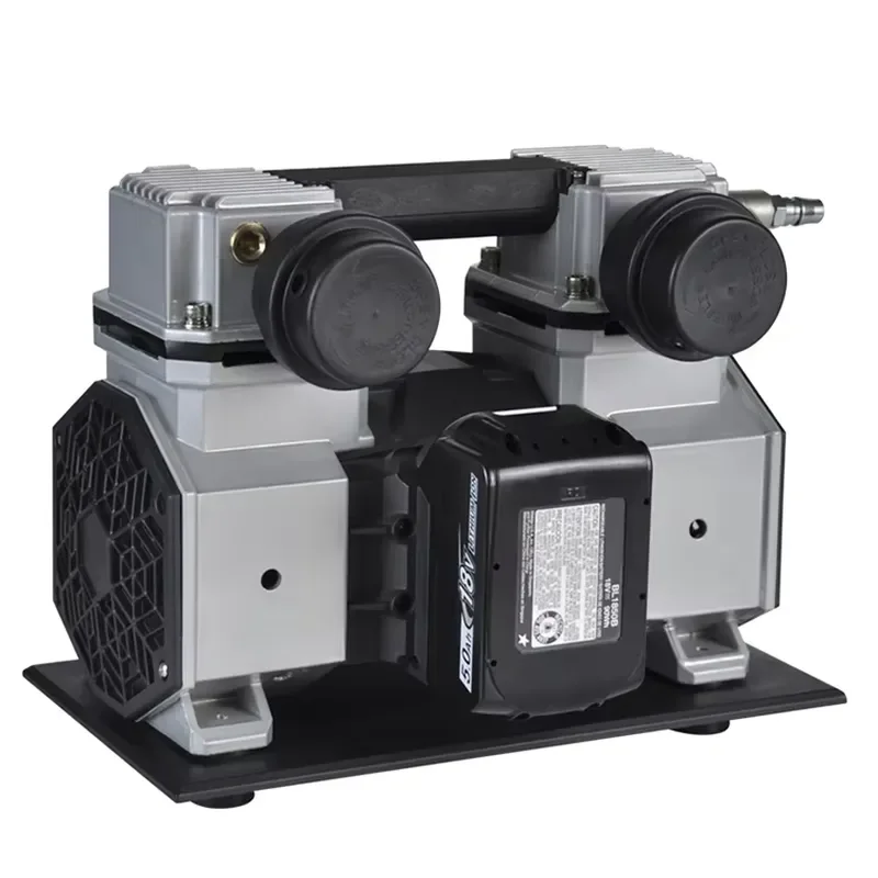 DC12V-24V Li-ion BRUSHLESS AIR COMPRESSOR 500W Aluminum DC Motor Portable Oilless Silent Air Pump Car Air Compressor Model 3