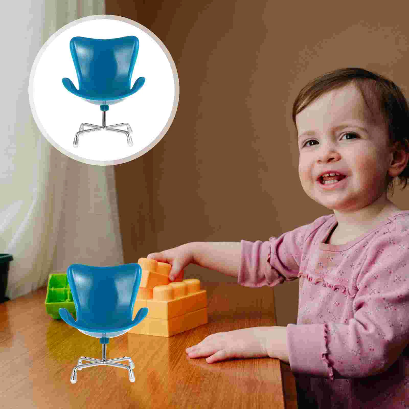 Egg Chair Armchair Tiny Swivel Baby Crib Accessories Mini Room Decor House Toddler