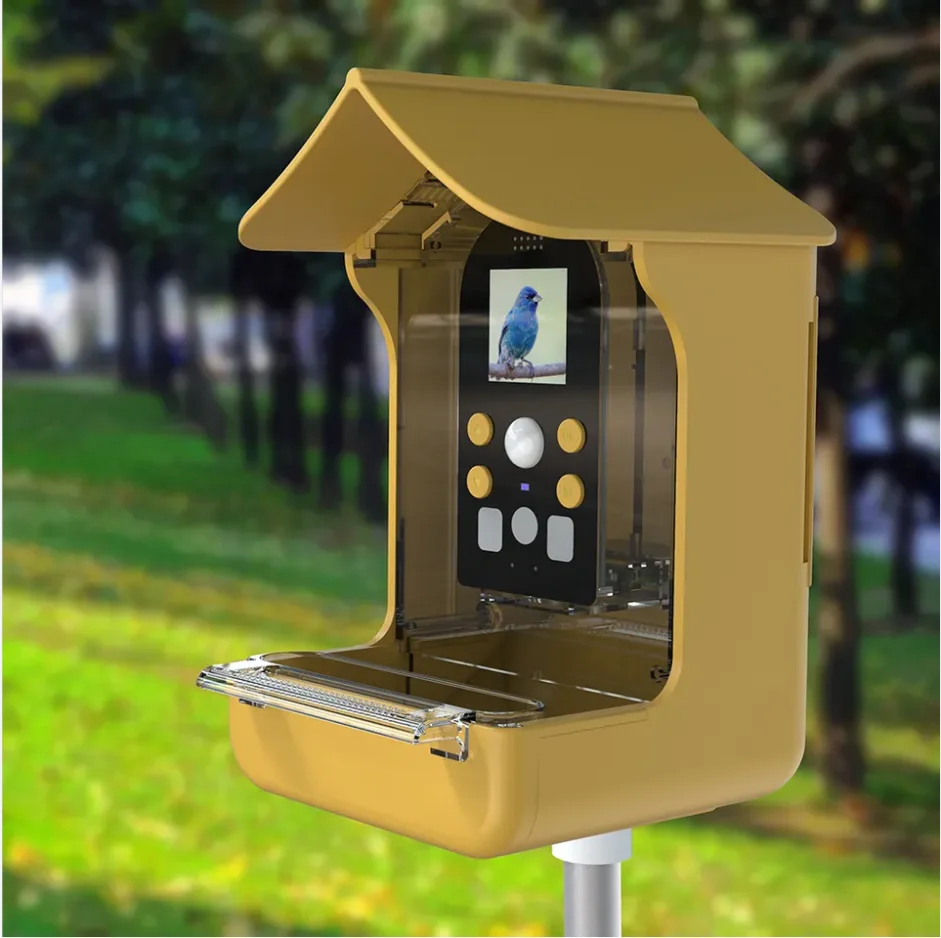 Latest Wholesale Smart Bird Feeder Camer WB-F50 1080P Bird Watching Camer Weather Proof Bird automatic feeder