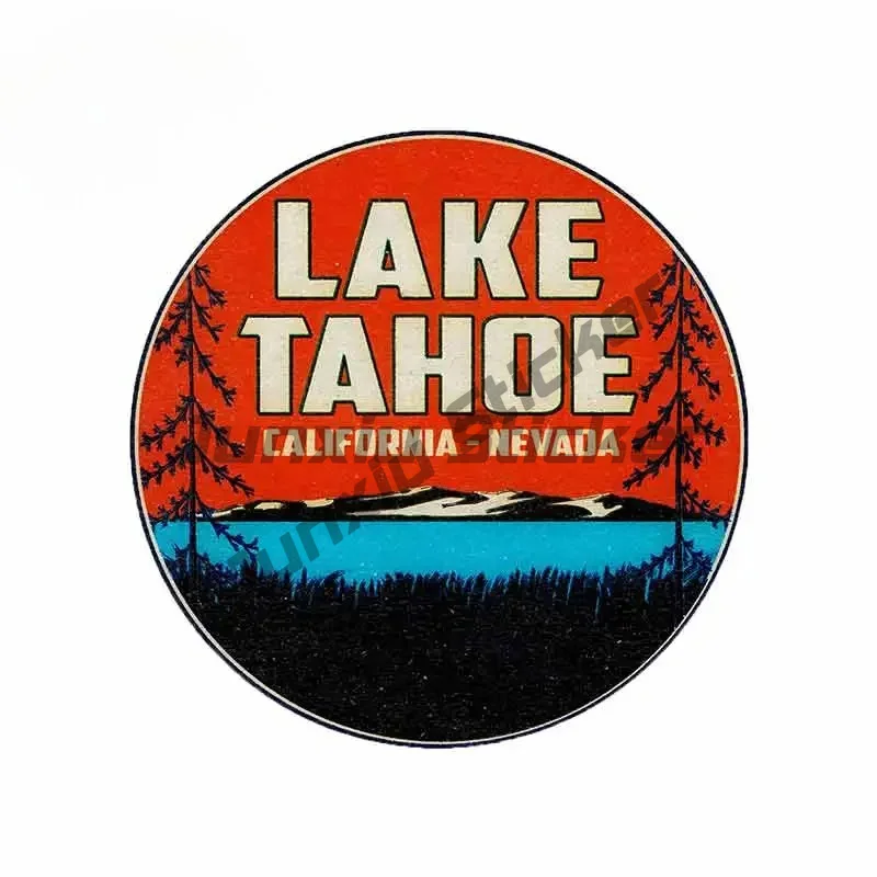 For Lake Tahoe California Decal Sticker  Fine Decal Vinyl Car Sticker Car Accessories Waterproof