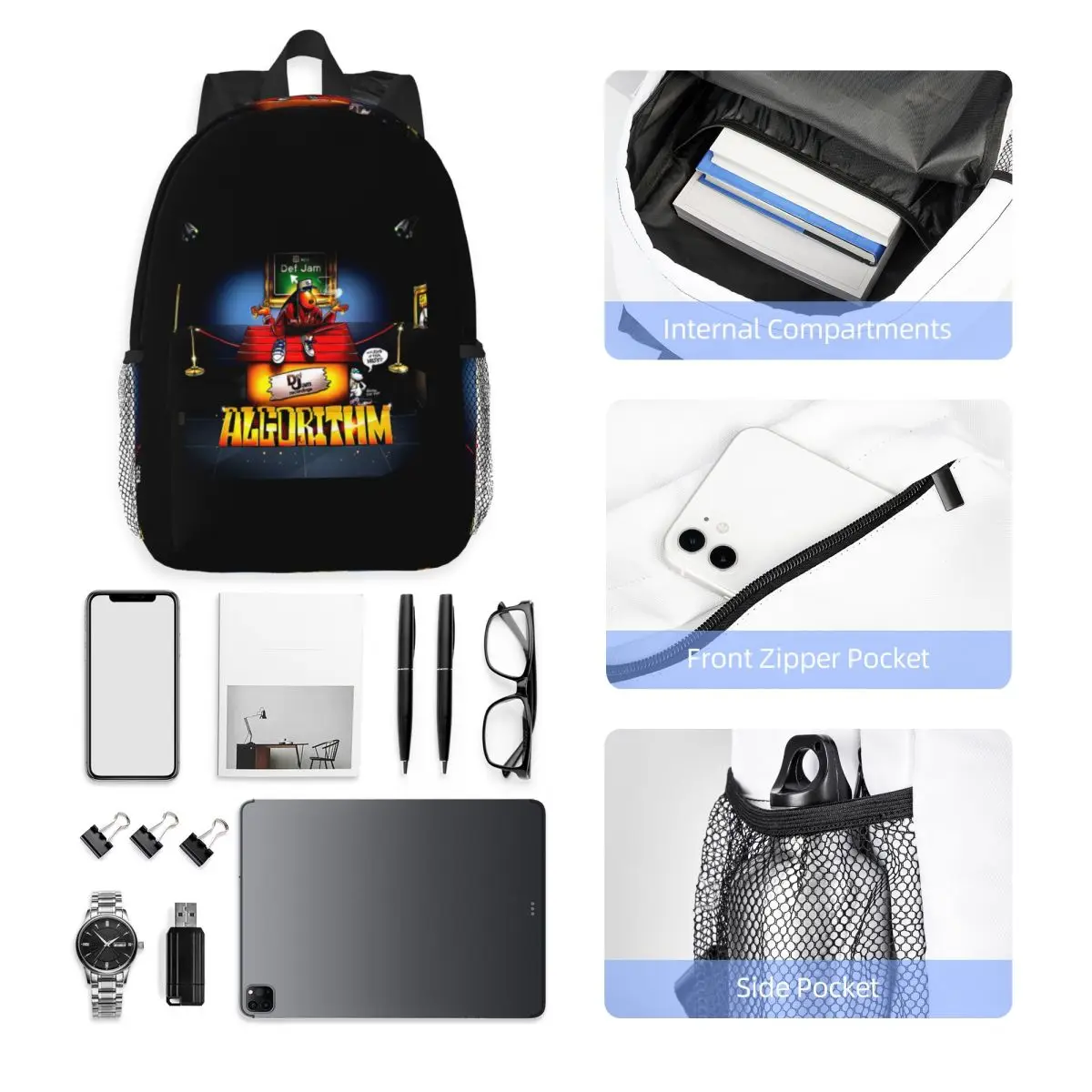 Snoop Dogg Doggystyle Music Rapper Backpack Student Boys Girls BookBag Men Women School Bag Computer Shoulder Bags