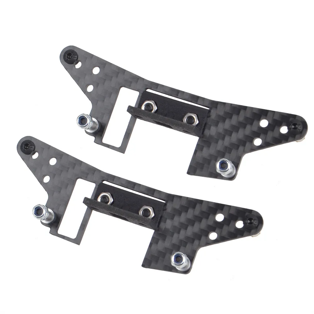 Carbon Front Rear Shock Tower/Damper Stay for Tamiya TA03 TA03F Pro TA03TRF Part
