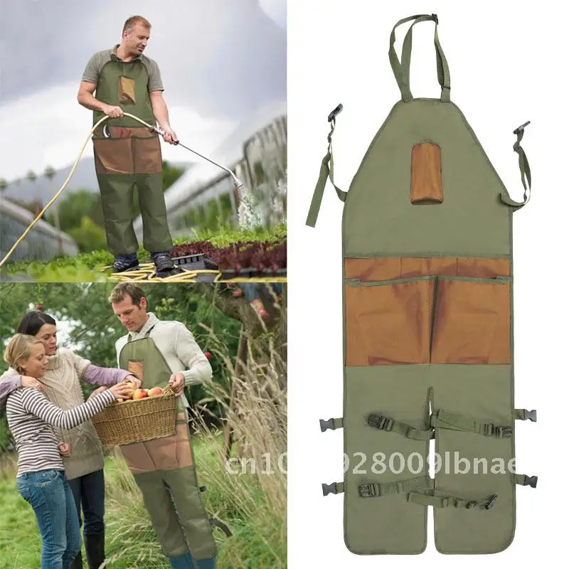 

New Gardening Leg Apron Garden Trimming Multi-Pocket Outdoor Leg Picking Apron Anti-Dirty Apron