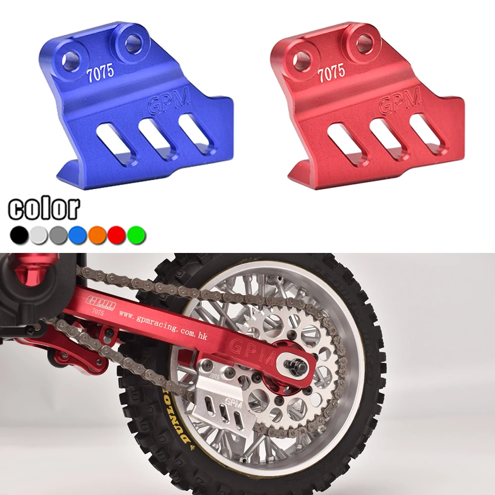 GPM Metal Alloy 7075 protezioni catena Protector LOS264000 per LOSI 1/4 PROMOTO-MX moto LOS06000 LOS06002 accessori di aggiornamento