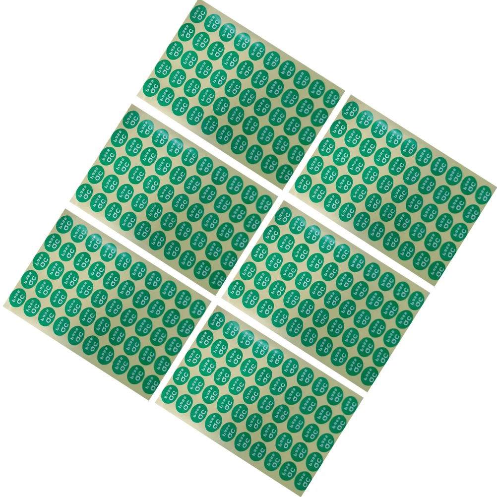 

20pcs Gift Label Sticker Round Dot Halloween Green Certificate for Gifts Wraps Decorative Art Decals Premium Paper