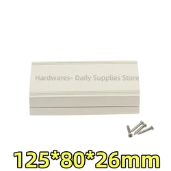 1pcs 125x80x26mmABS Waterproof plastic chassis Split type instrument housing Handheld electronic housing Instrument button box