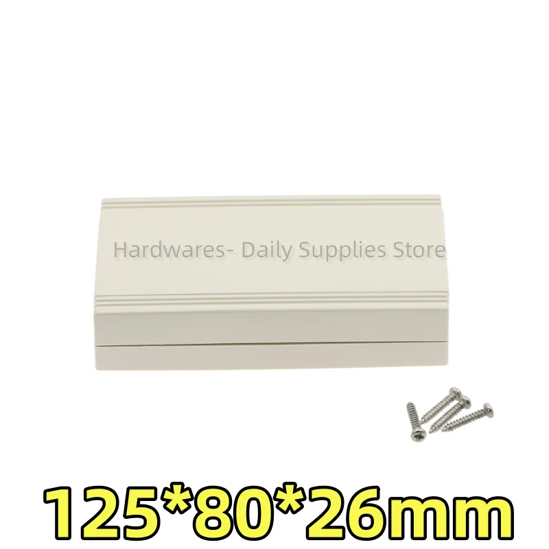 1pcs 125x80x26mmABS Waterproof plastic chassis Split type instrument housing Handheld electronic housing Instrument button box