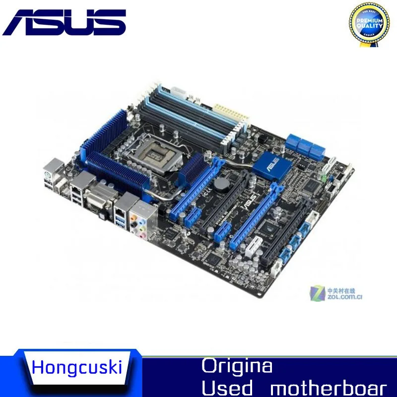 For ASUS P6T7 WS SuperComputer Used original motherboard Socket LGA 1366  DDR3 24G X58 Desktop Motherboard