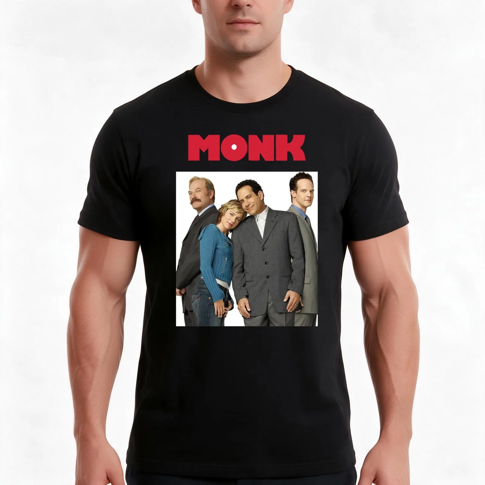 Adrian Monk Natalie Teeger leland stottlemeyer Randy Disher T-Shirt Summer Casual Cotton Tee Oversized Streetwear Tops
