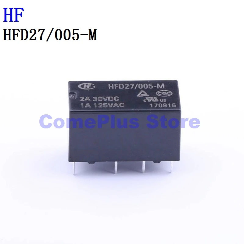 5PCS HFD27/005-M 012 024 048 5V 12V 24V 48V HF Signal Relays