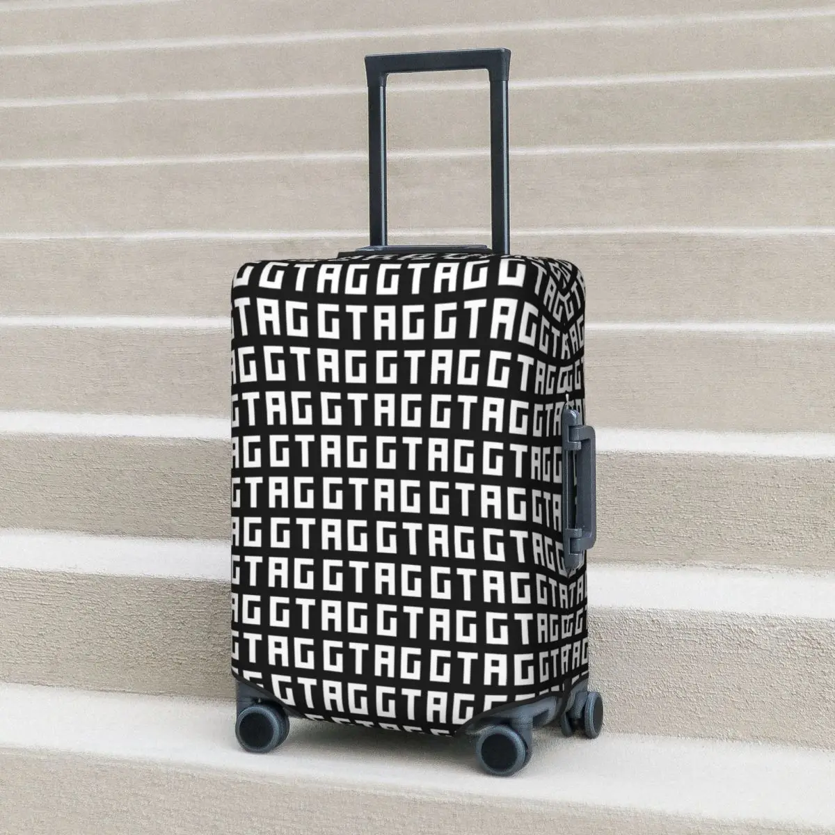 

Unofficial Gorilla Tag "GTAG" Logo Merch Suitcase Cover Protection Elastic Travel Luggage Protector Covers for 18-32 Inch