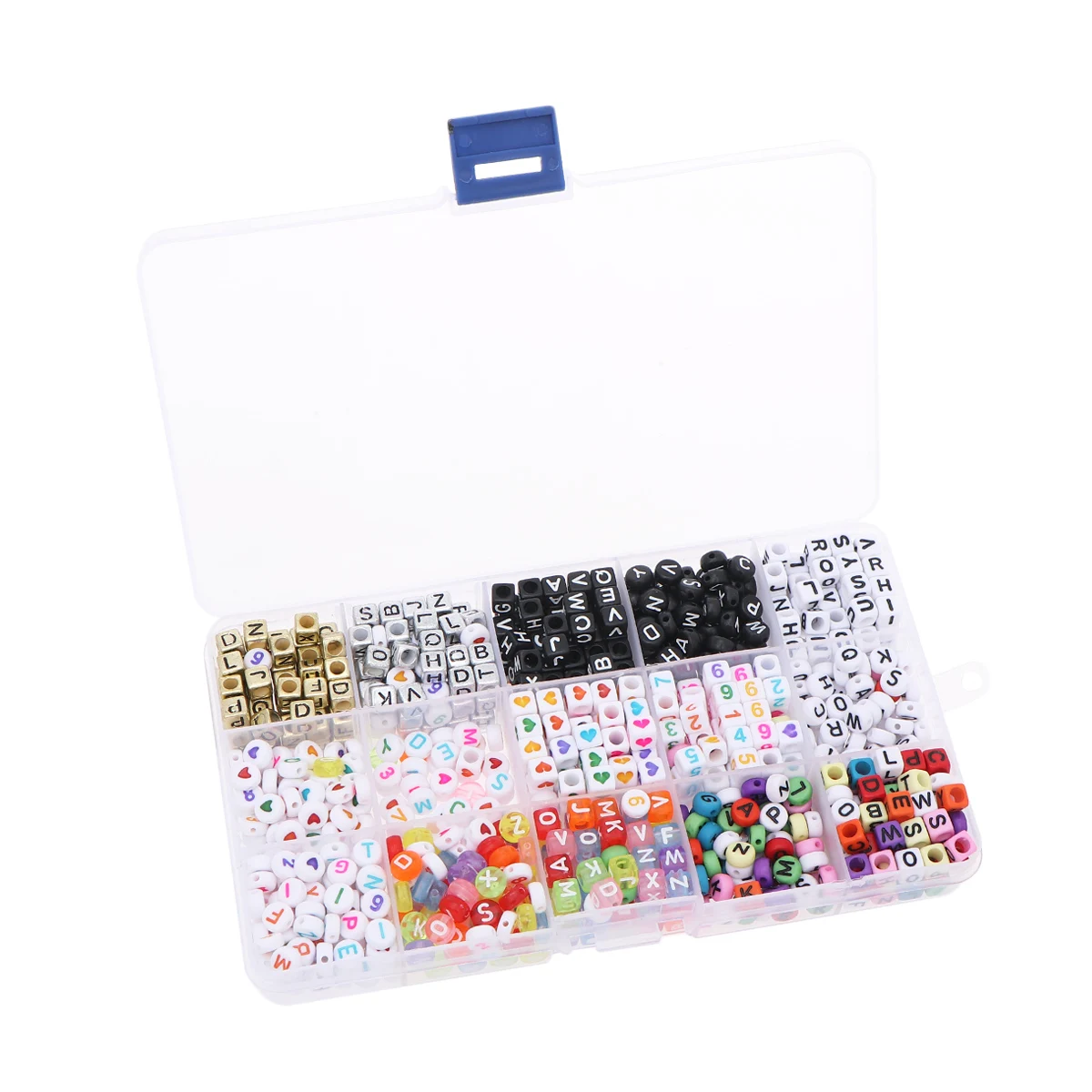

1080 Pcs Bead For Bracelet Letter Beads Alphabet Craft for Bracelet Necklace DIY Jewelry Making Project Home Decor