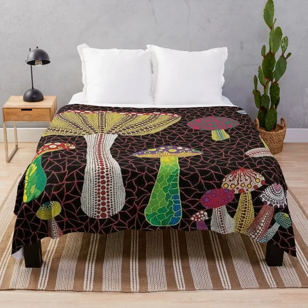 

mashrooms Throw Blanket Flannel Fleece Soft Warm Throw Blanket