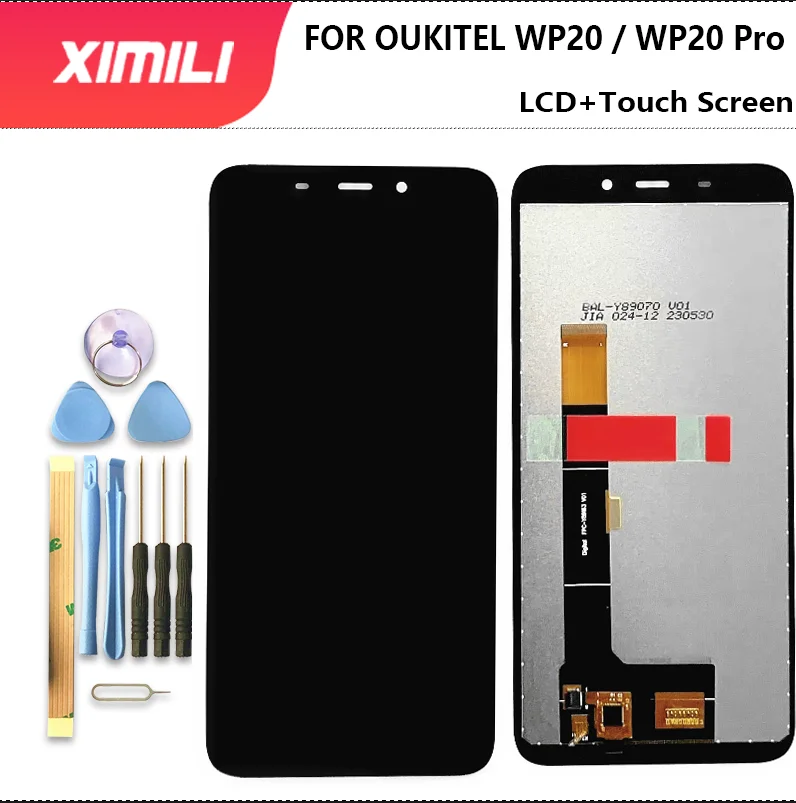 

5,93 дюймов для оригинального OUKITEL WP20 и WP20 Pro ЖК-дисплей + Модуль Сенсорного экрана Ремонт Замена