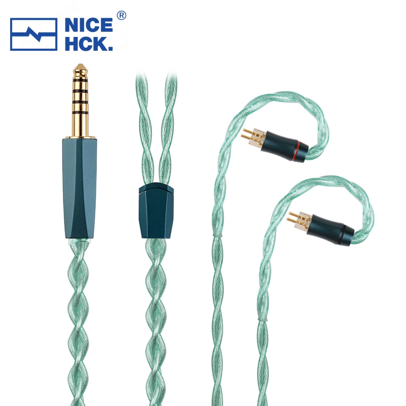 NiceHCK FourMix Flagship Earphone Cable Quaternary Alloy Upgrade Wire 3.5/2.5/4.4 MMCX/0.78/N5005 Pin For IEM Youth M5 S12 Olina