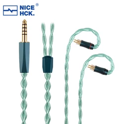 NiceHCK FourMix Flagship Earphone Cable Quaternary Alloy Upgrade Wire 3.5/2.5/4.4 MMCX/0.78/N5005 Pin For IEM Youth M5 S12 Olina