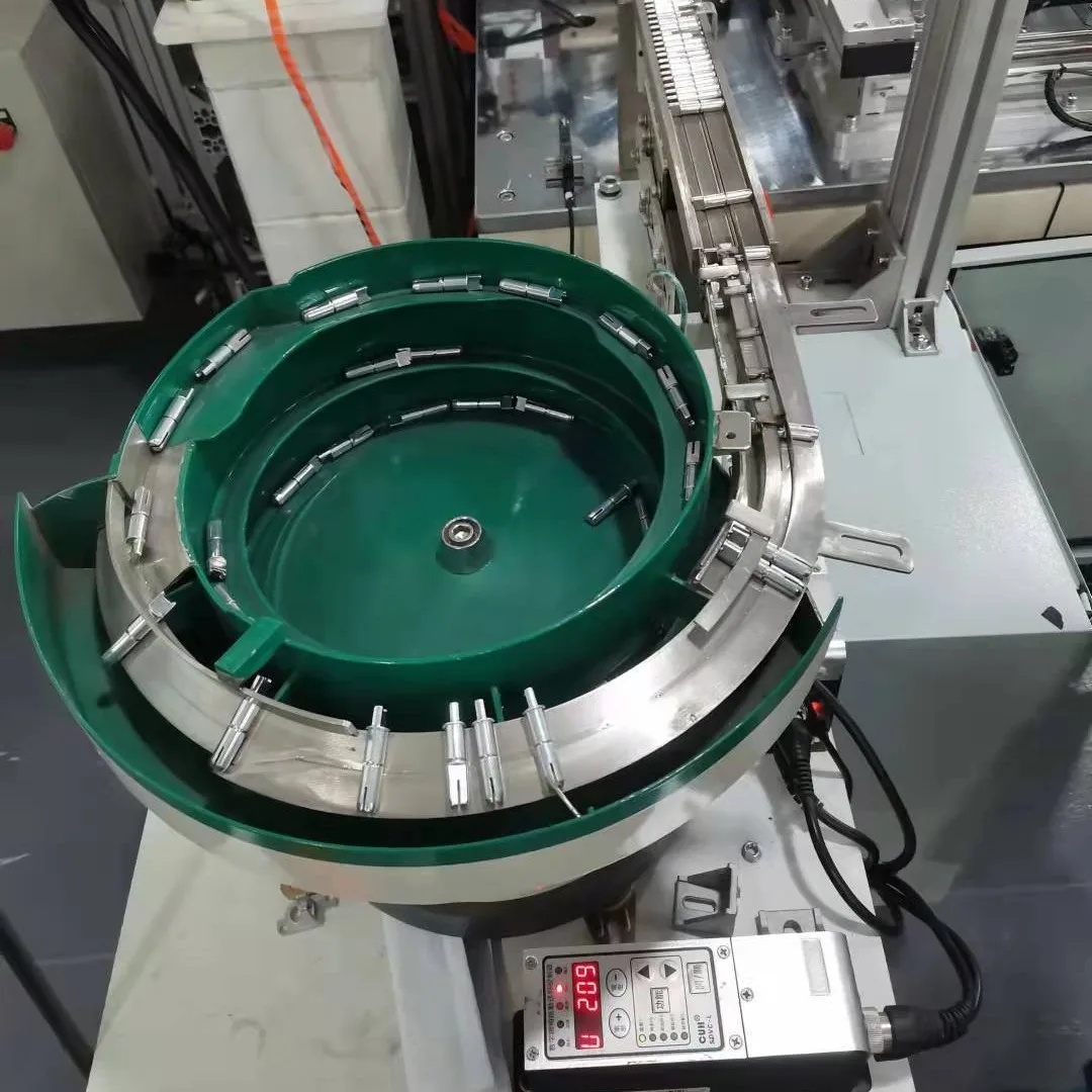 

Vibratory Bowl Feeder Automatic Loading Machine - LED Piezoelectric Type with Hopper, Precision Aluminum Bowl & Fiber Optic Iden