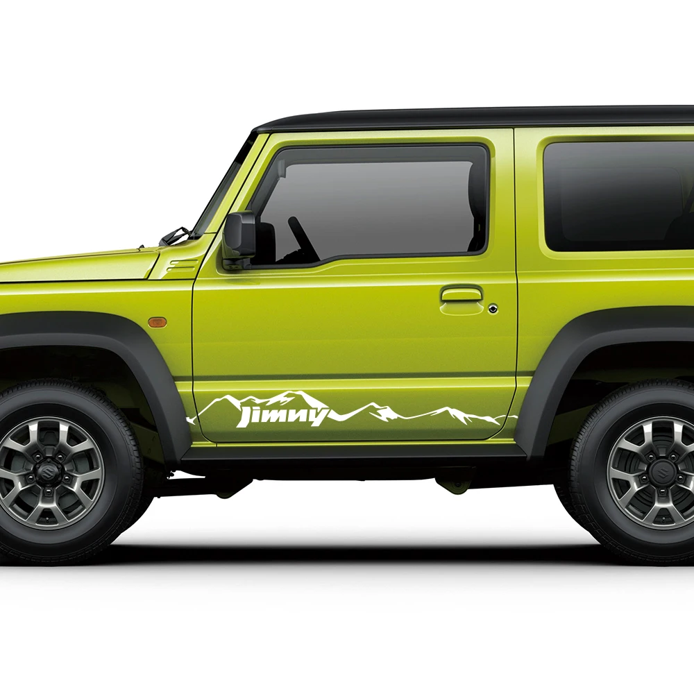 Car Door Side Stickers For Suzuki Jimny JB73 JB74 Graphics Mountain Styling Tuning Auto Accessories Vinyl Film Decor Decals