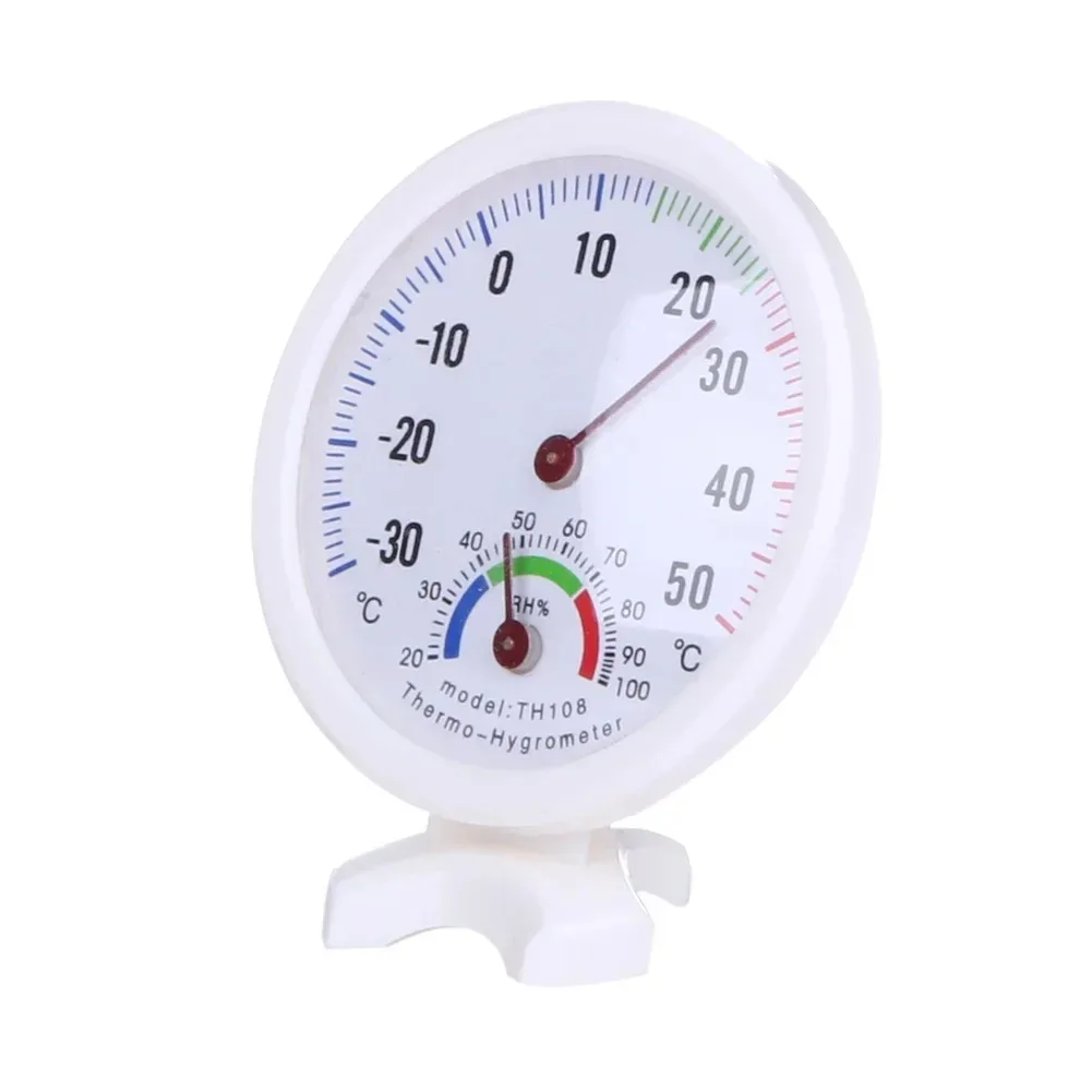 Mini Bell Shape Thermometer And Hygrometer Humidity Monitor -30~50°C Indoor Outdoor Garden Patio Terrace Analog Weather Gauge