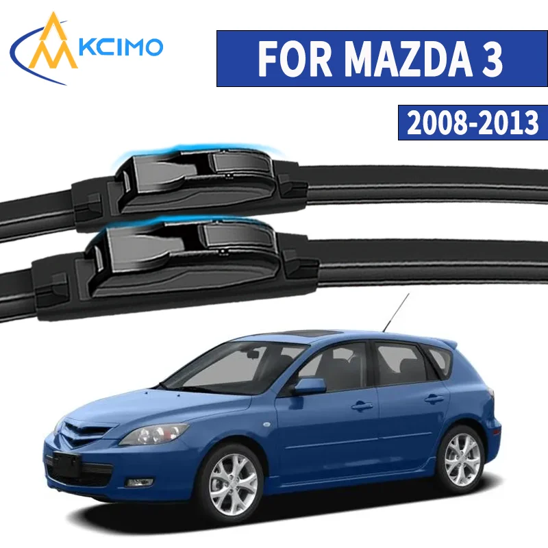 

Aerodynamic Beam Windshield Wiper Blades for Mazda 3 BL 08-13 Windscreen Wiper Auto Rubber Wiper Blade Car Styling Accessories