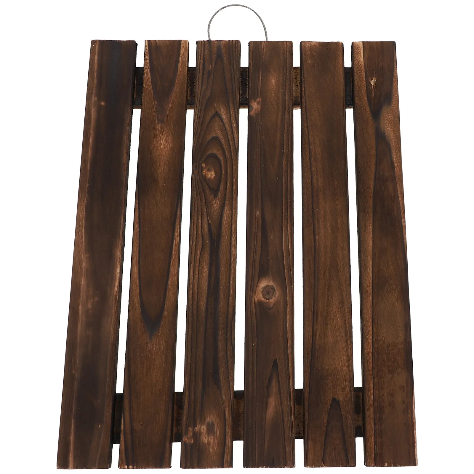 Solid Wood Fern Mounting Board 15.7x11.5in Carbonized Wall Planter for Vertical Gardens Fern Orchid Air Plant Display Home Wall