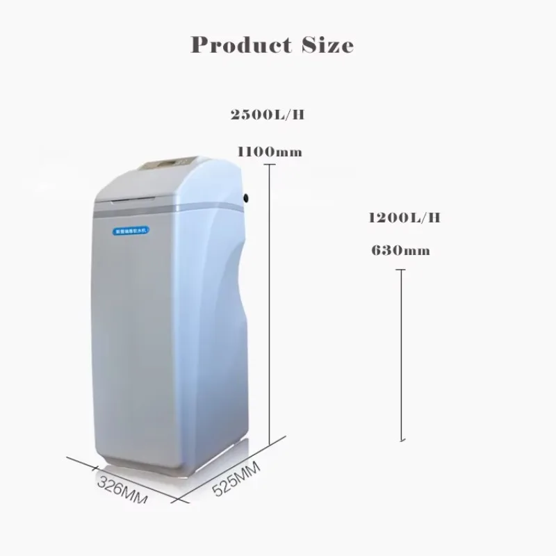 Integrated All-in-one PLC Controlled Automatic Control Valve Ion Exchange Resin Water Softener For Home Use