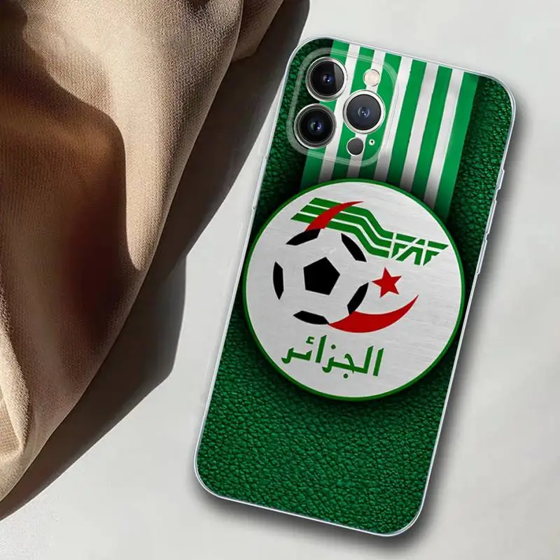 Algeria Flag Phone Case Silicone Soft for iphone 14 13 12 11 Pro Mini XS MAX 8 7 6 Plus X XS XR Cover