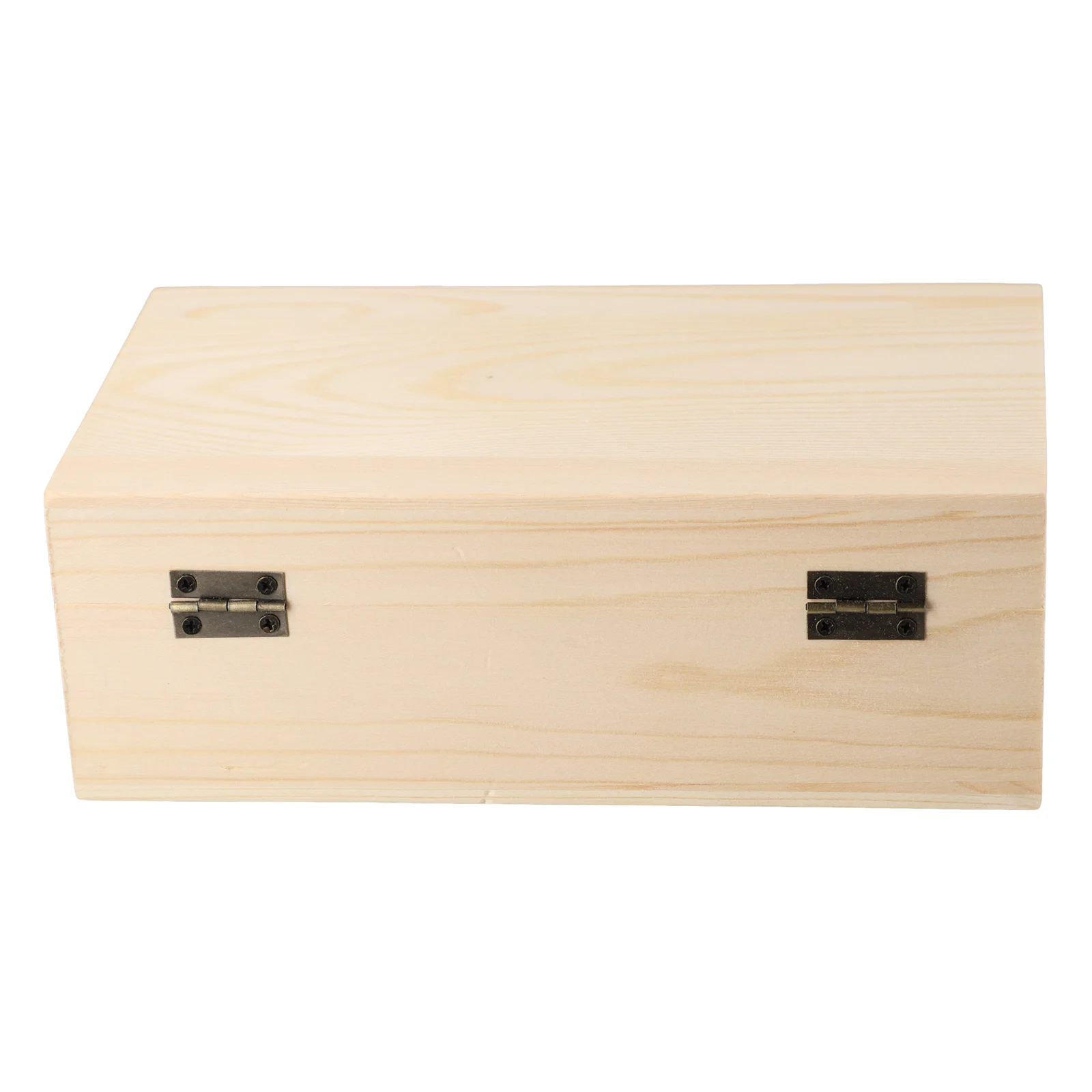 Jewelry Box Wooden Storage Box Pine Wood Storage Wooden Box Craft Projects Decorated Desktop For Various DIY New